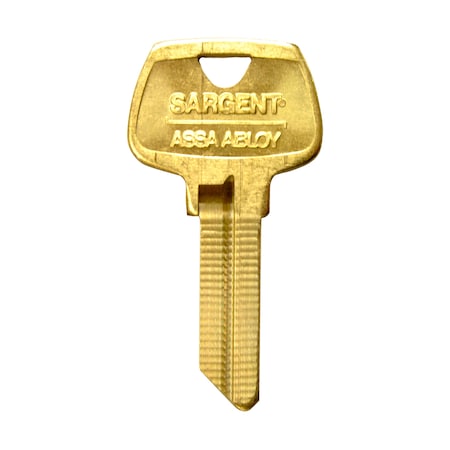 Sargent 5-pin Keyblank, LA Keyway, Embossed Logo Only, PK50 275LA (50PK)